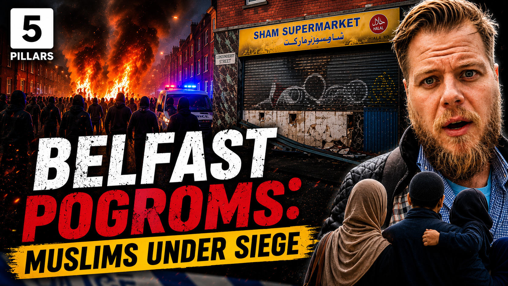 WATCH: Visiting Belfast following anti-Muslim riots in the city