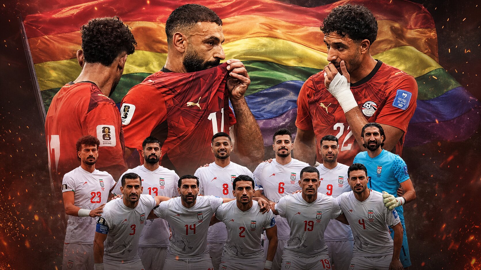 Iran and Egypt object to rainbow flags and LGBTQ ceremonies in their World Cup match