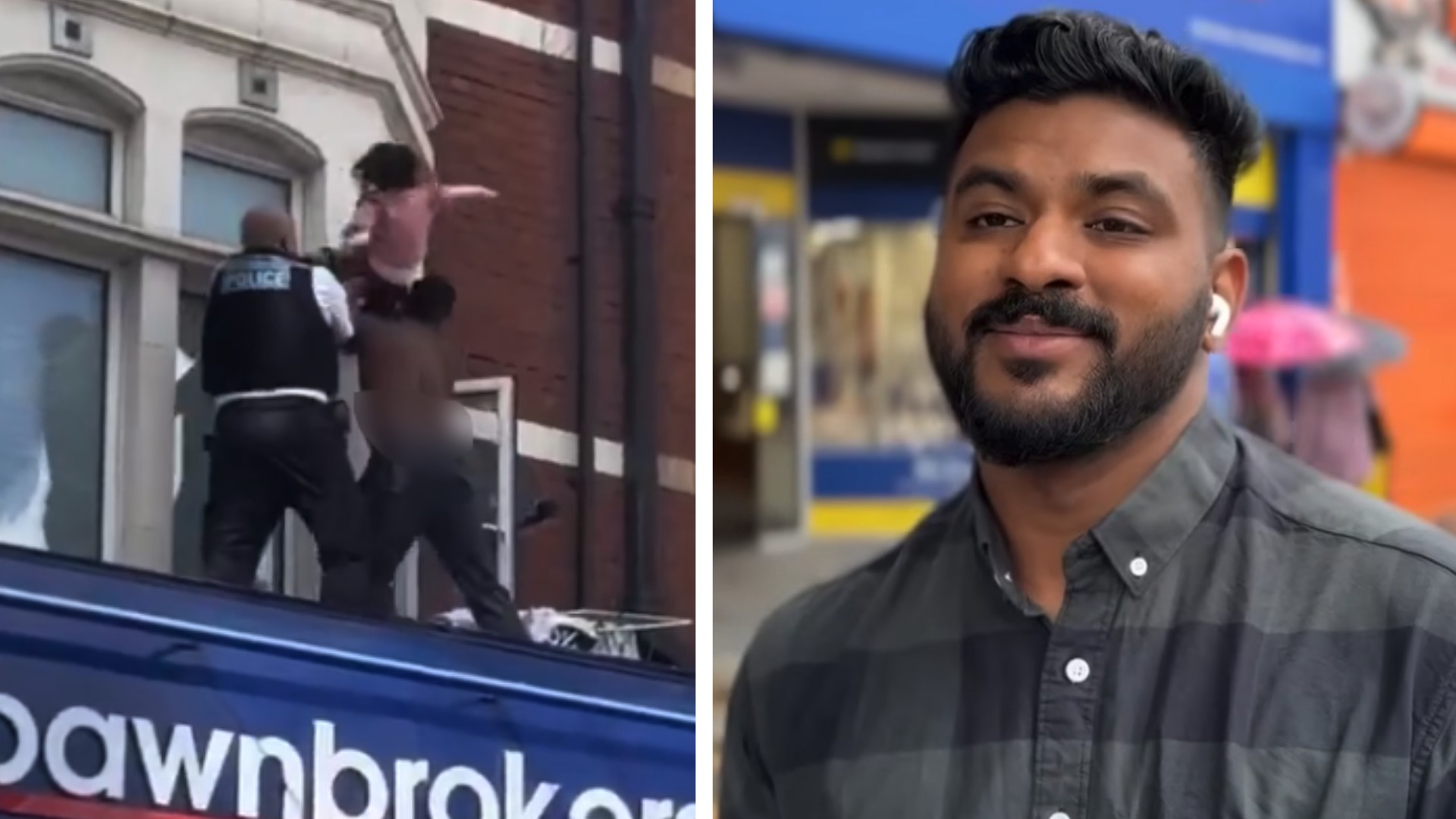 Hero Mohamed Saved a Girl Who Fell from a Window
