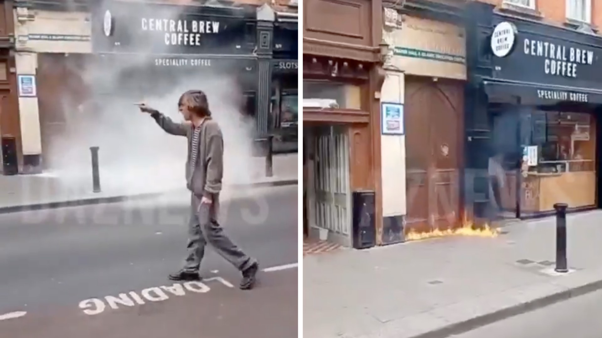A Man Set Fire to a Mosque Saying: “We Don’t want Islam in Ireland”