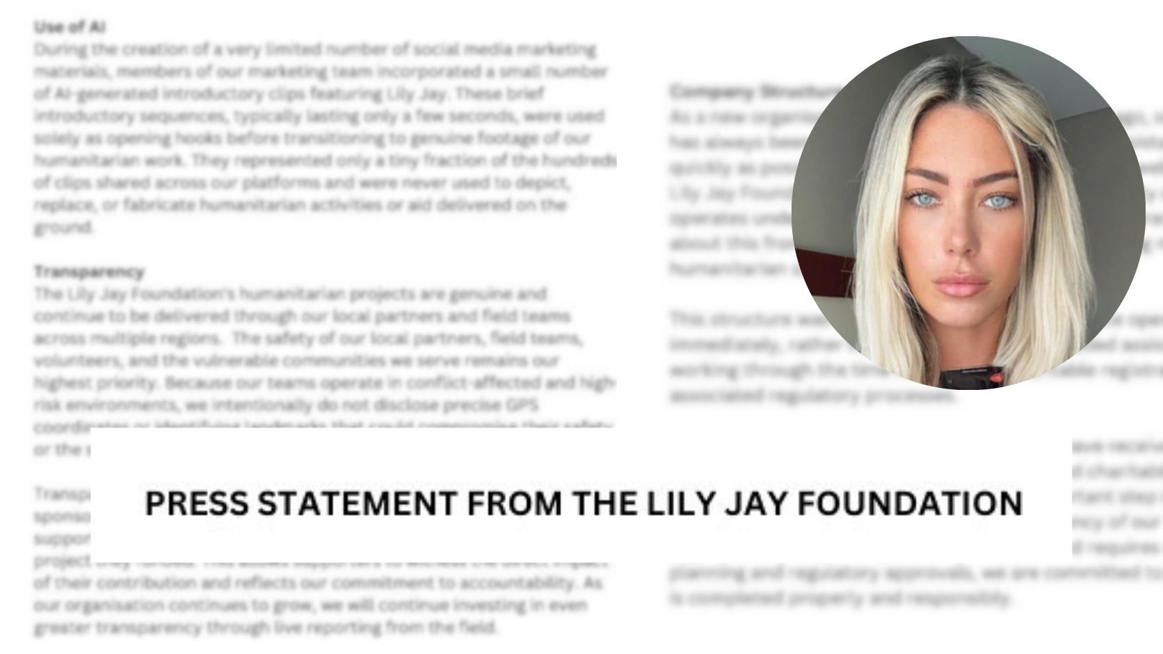 Muslim influencer Lily Jay insists she’s doing genuine aid work but will improve transparency