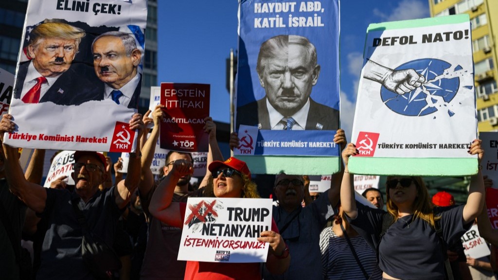 Gaza genocide and arms company profits underpin anti-Nato protests in Turkey