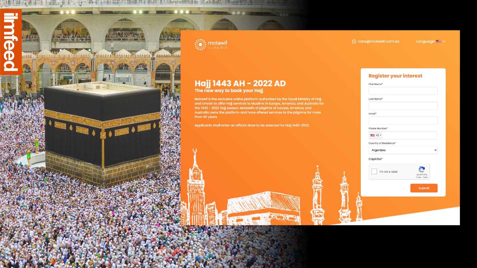 Saudi Arabia Launches Hajj Booking Website for Europe, America & Australia