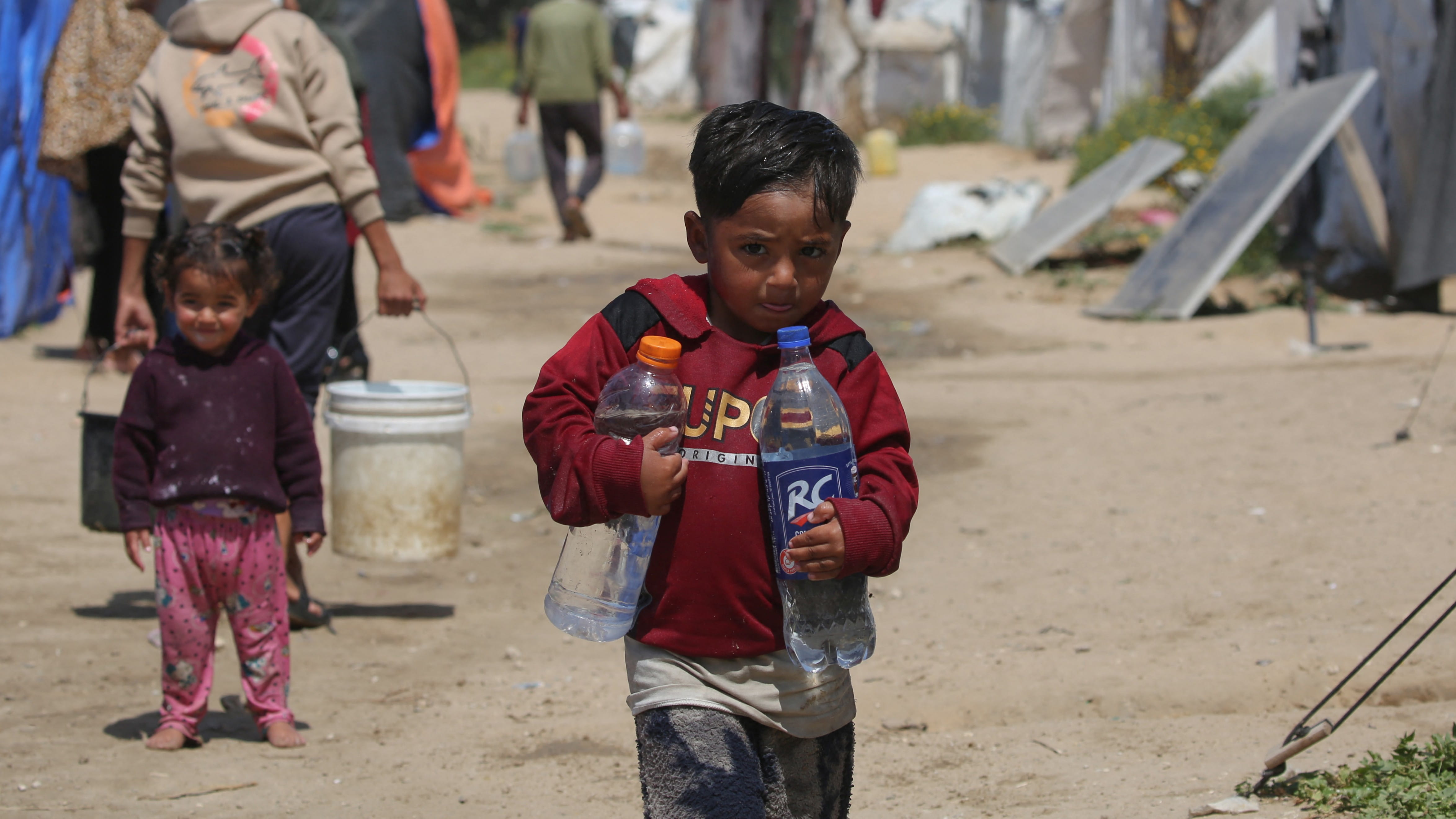 Israel accused of using 'water as a weapon' against Palestinians in Gaza
