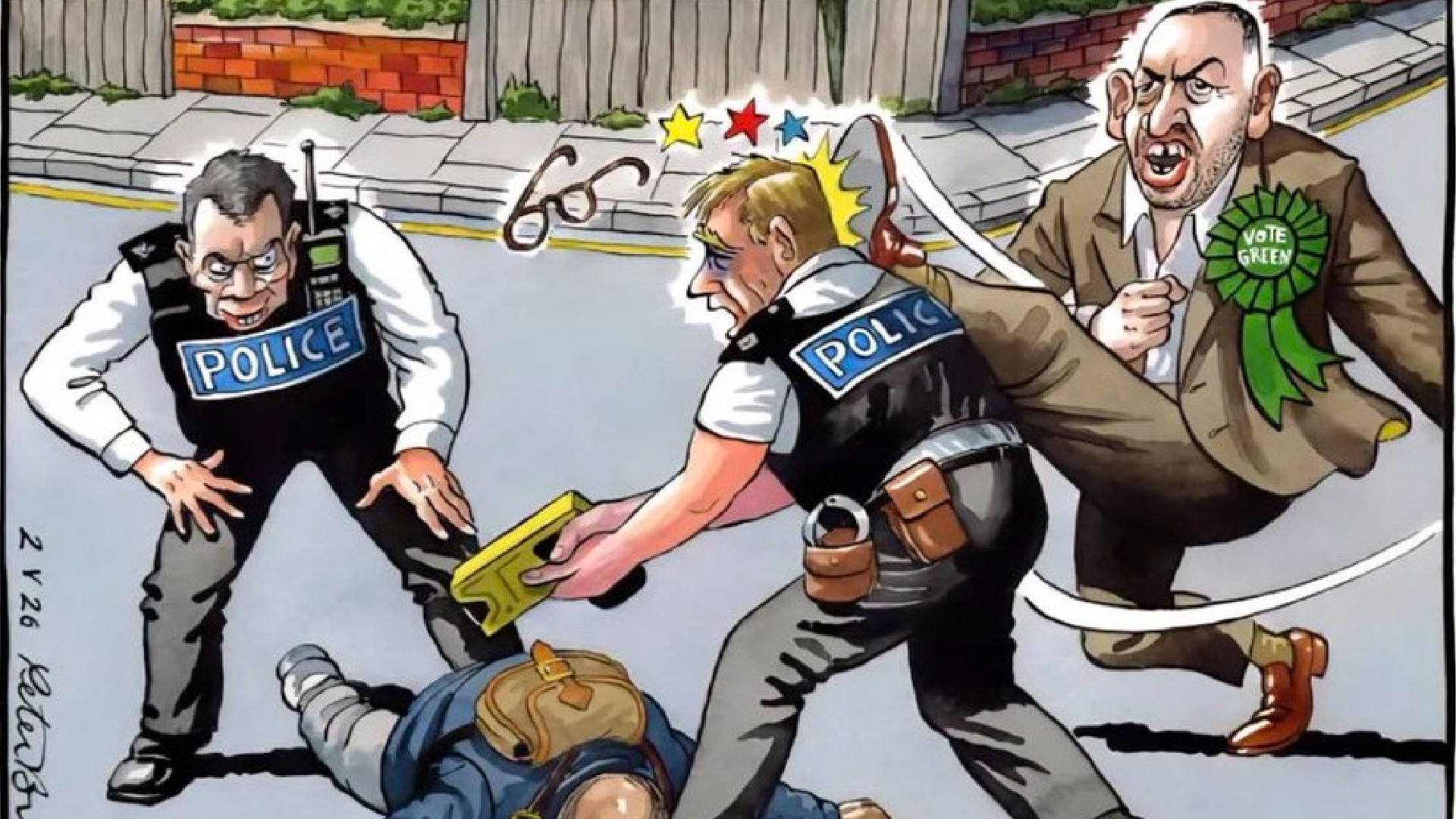 Green Party leader Zack Polanski condemns 'vile antisemitic caricature' in The Times